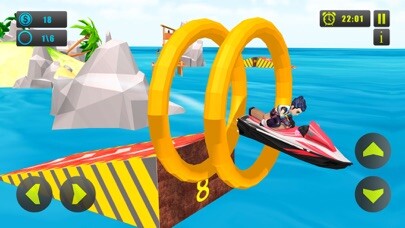 Emulate iPhone app Kids Jetski Power Boat using MyAndroid