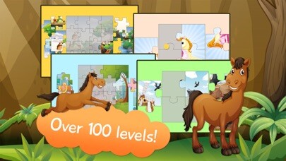 Emulate iPhone app Kids Jigsaw Puzzle Horses - Free using MyAndroid