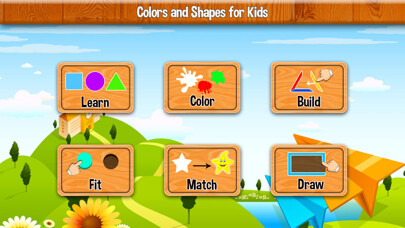 Emulate iPhone app Kids Learn:Blocks Color Shapes using MyAndroid