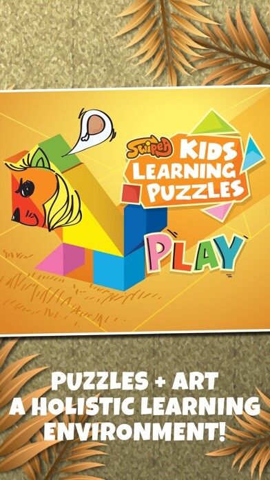 Emulate iPhone app Kids Learning Puzzles: Safari Animal, K12 Tangram using MyAndroid