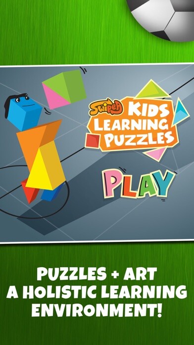 Emulate iPhone app Kids Learning Puzzles: Sports, My K12 Tangram using MyAndroid