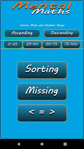 Emulate Android APK Kids Math Activities