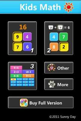 Emulate Android APK Kids Math Game Lite