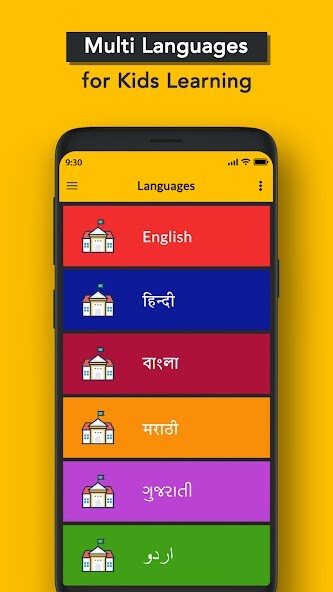 Run android online APK Kids -Multi Languages Learning from MyAndroid or emulate Kids -Multi Languages Learning using MyAndroid