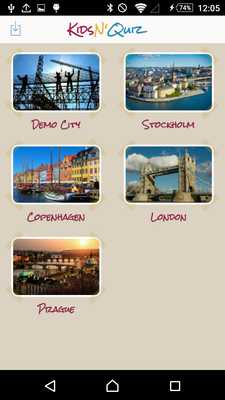 Emulate Android APK KidsNQuiz