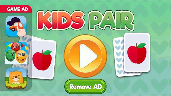 Emulate Android APK Kids Pair : Memory