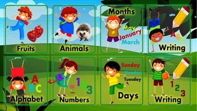 Emulate iPhone app Kids PreSchool Learning App UK using MyAndroid