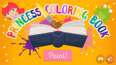 Emulate iPhone app Kids Princess Coloring Books using MyAndroid