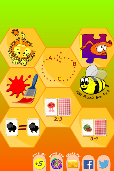 Run android online APK Kids Puzzles, Memo, Coloring from MyAndroid or emulate Kids Puzzles, Memo, Coloring using MyAndroid