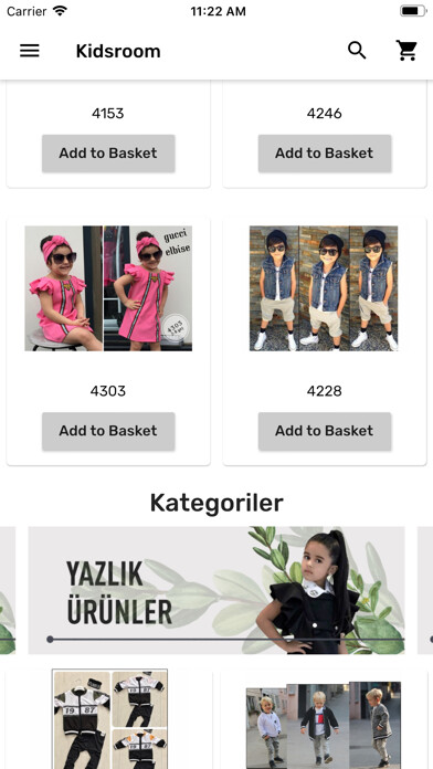 Emulate iPhone app Kidsroom - Baby Kids Wear using MyAndroid Emulate iPhone app Kidsroom - Baby Kids Wear using MyAndroid