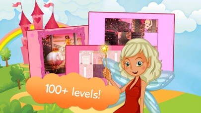 Emulate iPhone app Kids Slide Puzzle Princess Free using MyAndroid
