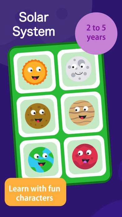 Emulate iPhone app Kids Solar System - planets using MyAndroid Emulate iPhone app Kids Solar System - planets using MyAndroid