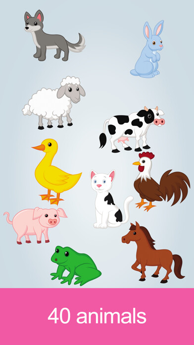 Emulate iPhone app Kids Surprise Eggs - Animals using MyAndroid