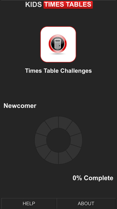 Emulate iPhone app Kids Times Table Challenges using MyAndroid