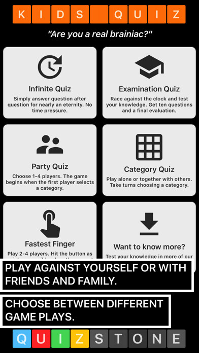 Emulate iPhone app Kids Trivia Quiz using MyAndroid Emulate iPhone app Kids Trivia Quiz using MyAndroid