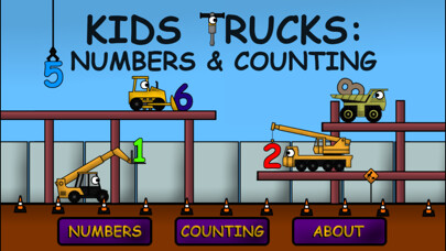 Emulate iPhone app Kids Trucks: Numbers and Counting using MyAndroid