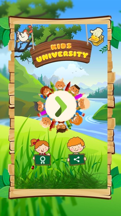 Emulate iPhone app Kids University - Kindergarten Educational Learning Game using MyAndroid