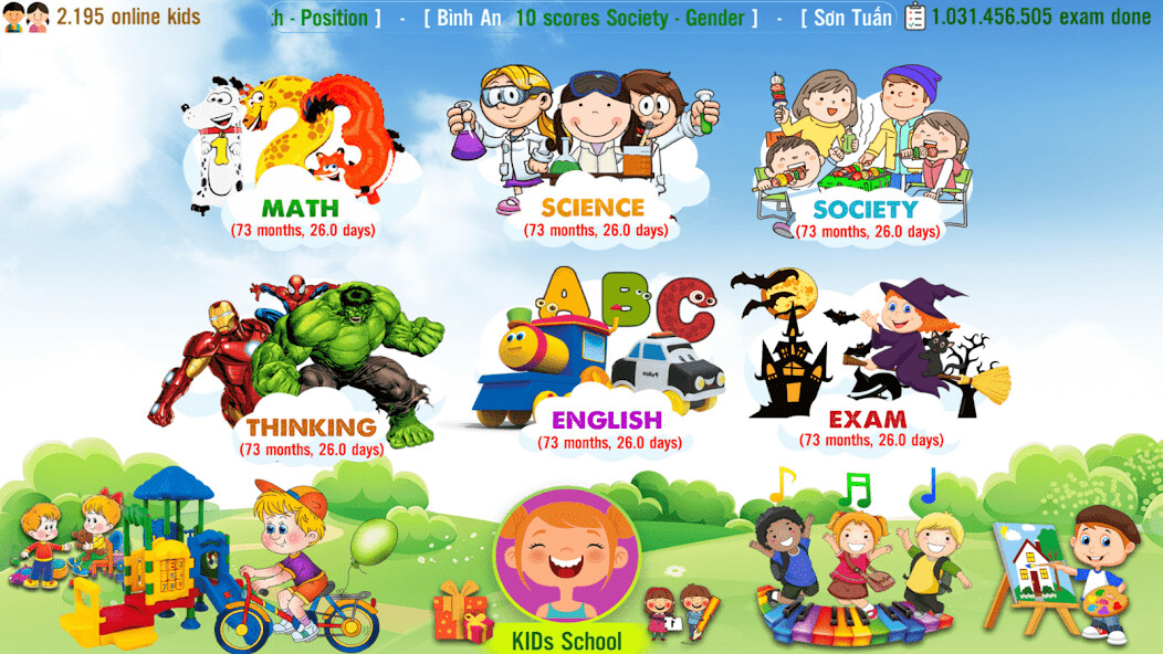 Run android online APK KIDs Vin School - Kindergarten from MyAndroid or emulate KIDs Vin School - Kindergarten using MyAndroid Run android online APK KIDs Vin School - Kindergarten from MyAndroid or emulate KIDs Vin School - Kindergarten using MyAndroid