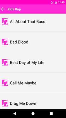 Emulate Android APK Kidz Bop songs kids Emulate Android APK Kidz Bop songs kids