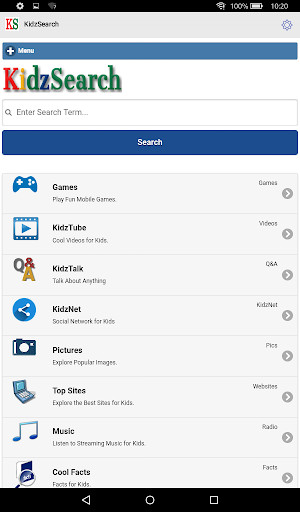 Run android online APK KidzSearch Safe Search Engine from MyAndroid or emulate KidzSearch Safe Search Engine using MyAndroid