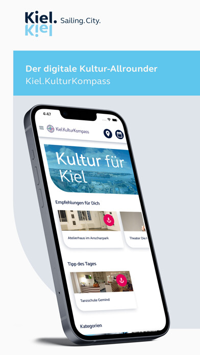 Emulate iPhone app Kiel.KulturKompass using MyAndroid