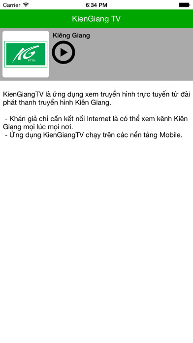 Emulate iPhone app KienGiangTV using MyAndroid Emulate iPhone app KienGiangTV using MyAndroid