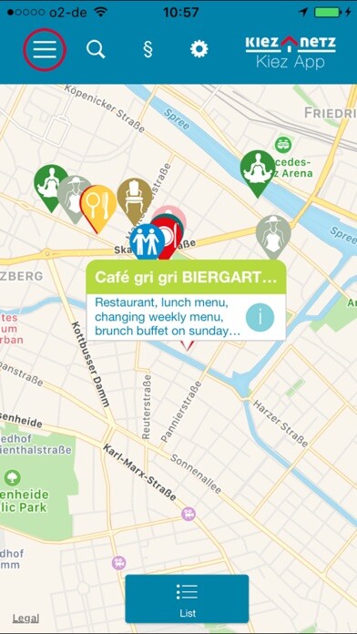 Emulate iPhone app KiezApp Berlin using MyAndroid Emulate iPhone app KiezApp Berlin using MyAndroid