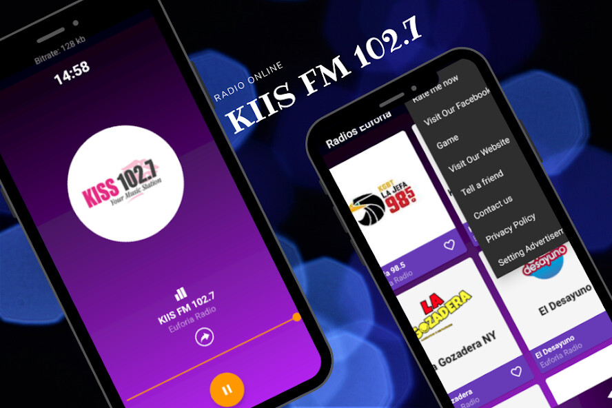 Run android online APK KIIS FM 102.7 Radio App from MyAndroid or emulate KIIS FM 102.7 Radio App using MyAndroid