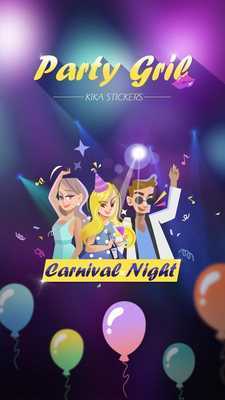 Emulate Android APK Kika Pro Party Girl Sticker Emulate Android APK Kika Pro Party Girl Sticker