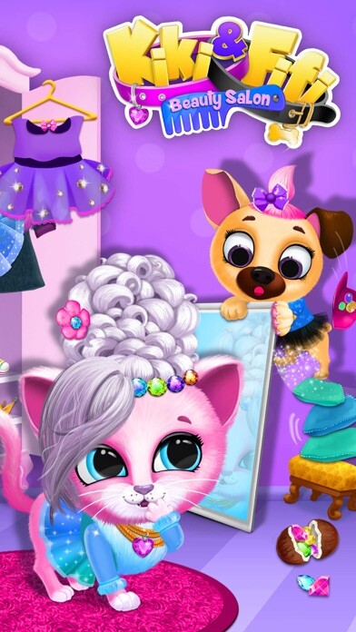 Emulate iPhone app Kiki & Fifi Pet Beauty Salon - Haircut & Makeup using MyAndroid Emulate iPhone app Kiki & Fifi Pet Beauty Salon - Haircut & Makeup using MyAndroid