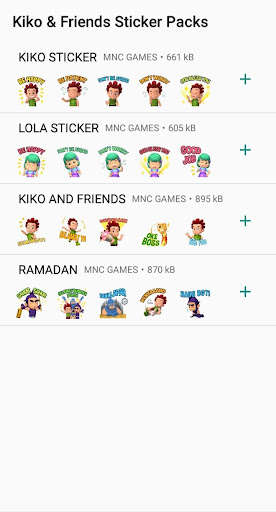 Run android online APK Kiko And Friends WA Sticker from MyAndroid or emulate Kiko And Friends WA Sticker using MyAndroid