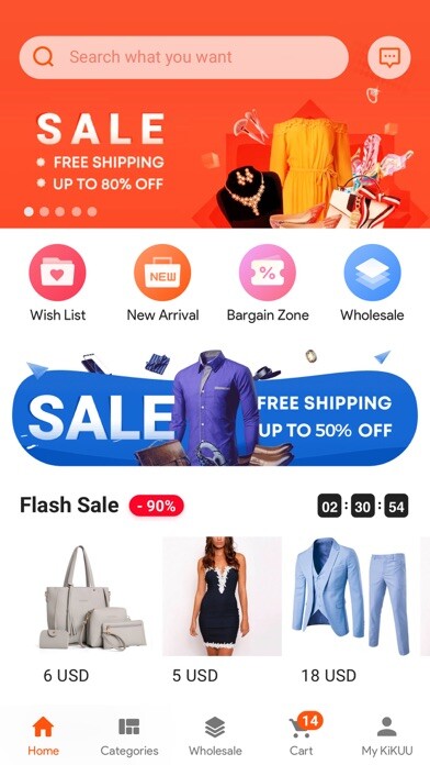 Emulate iPhone app KiKUU: Online Shopping Mall using MyAndroid Emulate iPhone app KiKUU: Online Shopping Mall using MyAndroid