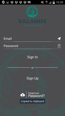 Emulate Android APK Killashee Leisure Club Emulate Android APK Killashee Leisure Club