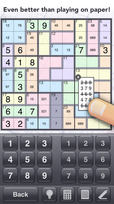Emulate iPhone app Killer Sudoku using MyAndroid Emulate iPhone app Killer Sudoku using MyAndroid