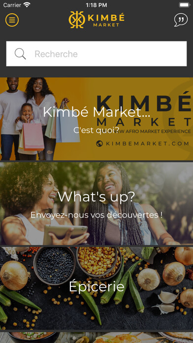 Emulate iPhone app KIMBE MARKET using MyAndroid