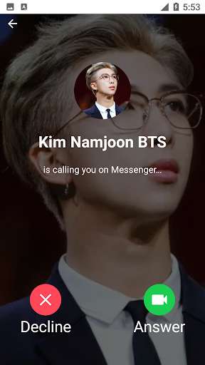 Run android online APK Kim Namjoon BTS - Prank Call from MyAndroid or emulate Kim Namjoon BTS - Prank Call using MyAndroid