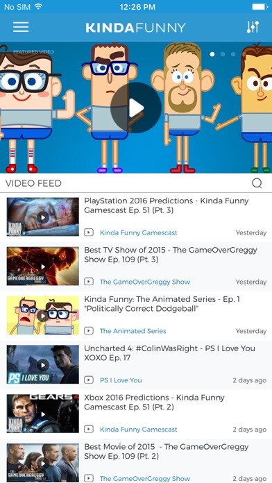 Emulate iPhone app Kinda Funny using MyAndroid Emulate iPhone app Kinda Funny using MyAndroid