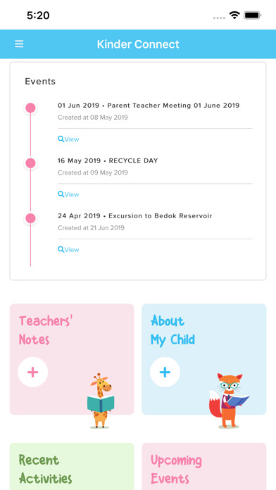 Run android online APK KinderConnect: Parent from MyAndroid or emulate KinderConnect: Parent using MyAndroid