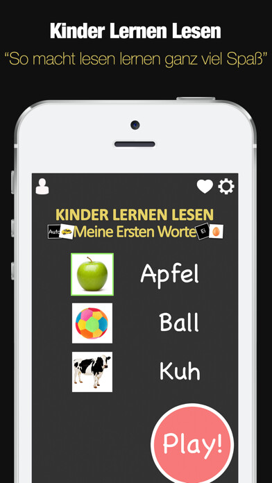 Emulate iPhone app Kinder Lernen Lesen using MyAndroid Emulate iPhone app Kinder Lernen Lesen using MyAndroid