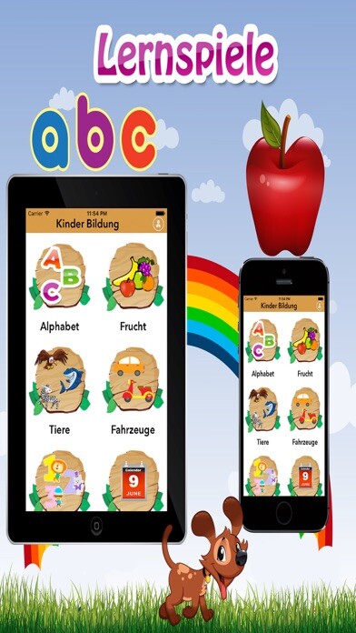 Emulate iPhone app Kinder Lernspiel (deutsch) using MyAndroid Emulate iPhone app Kinder Lernspiel (deutsch) using MyAndroid