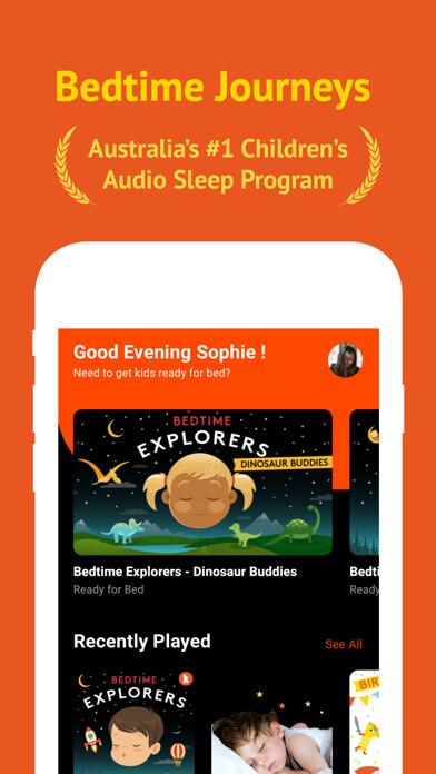 Emulate iPhone app Kinderling Kids Radio using MyAndroid