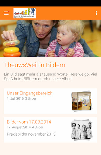 Run android online APK Kinderphysiotherapie Ahaus NRW from MyAndroid or emulate Kinderphysiotherapie Ahaus NRW using MyAndroid