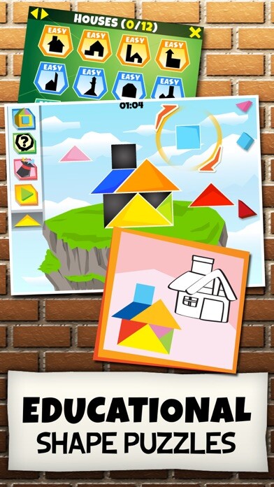 Emulate iPhone app Kinder Tangram: Brain Game using MyAndroid Emulate iPhone app Kinder Tangram: Brain Game using MyAndroid
