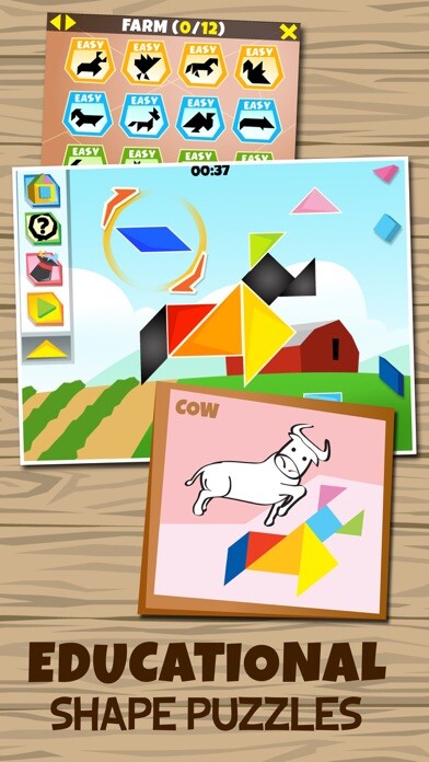 Emulate iPhone app Kinder Tangram: Farm Animals using MyAndroid Emulate iPhone app Kinder Tangram: Farm Animals using MyAndroid