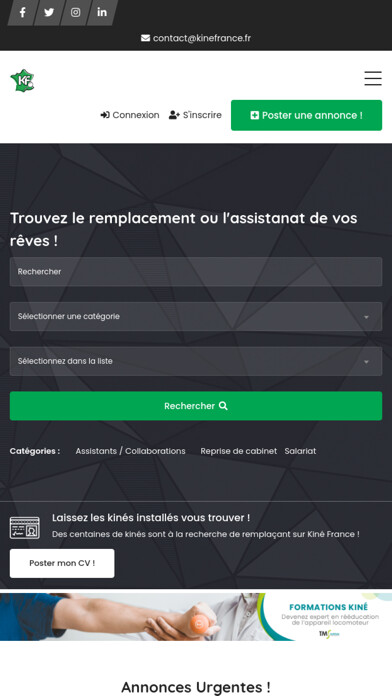 Emulate iPhone app Kine France using MyAndroid Emulate iPhone app Kine France using MyAndroid