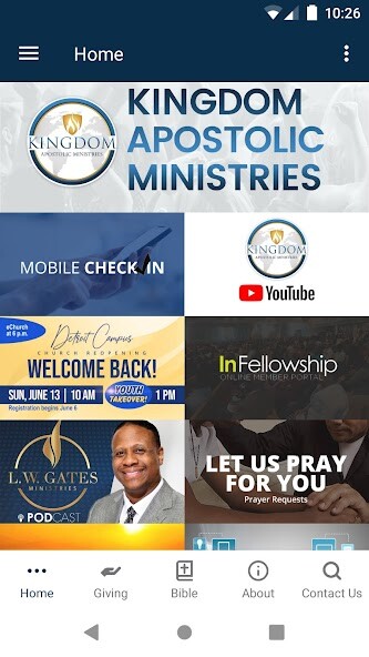 Emulate iPhone app Kingdom Apostolic Ministries using MyAndroid Emulate iPhone app Kingdom Apostolic Ministries using MyAndroid