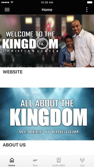 Run android online APK Kingdom Christian Center - GA from MyAndroid or emulate Kingdom Christian Center - GA using MyAndroid