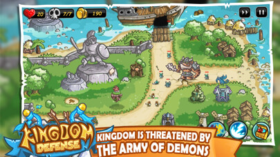 Emulate iPhone app Kingdom Defense 2: Empires using MyAndroid