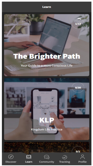 Emulate iPhone app Kingdom Life Today using MyAndroid