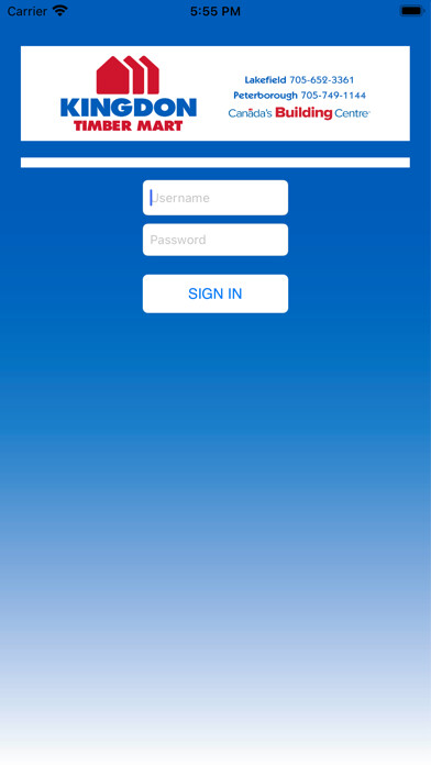 Emulate iPhone app Kingdon Timber Mart Web Track using MyAndroid Emulate iPhone app Kingdon Timber Mart Web Track using MyAndroid